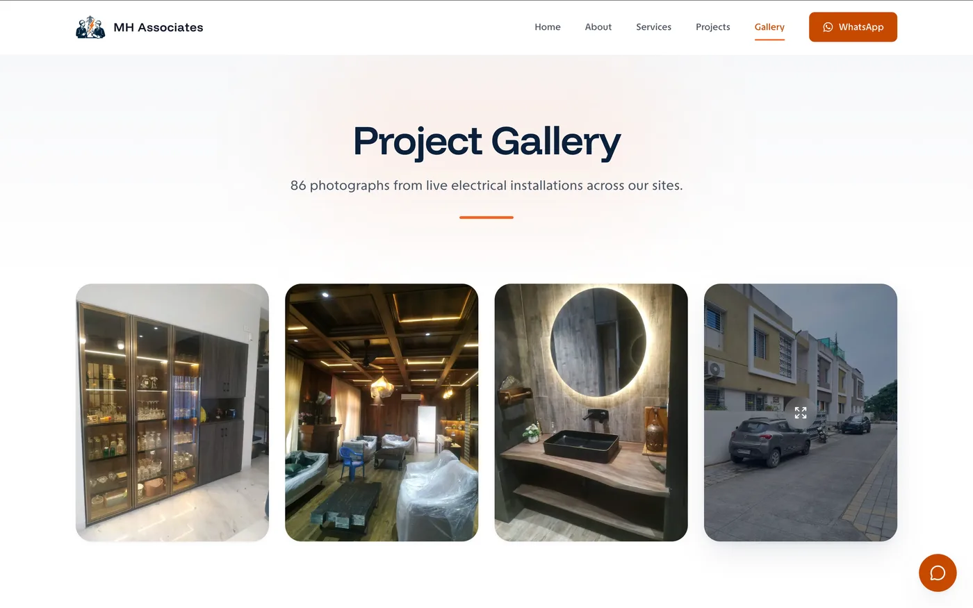 Project Gallery — 86 photographs from live installations
